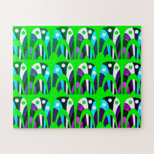 Hübsche grüne Sommer Kunst