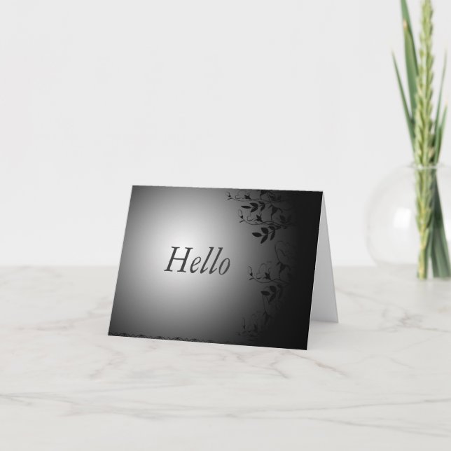 Hübsche Grußkarte Karte (Vorderseite)