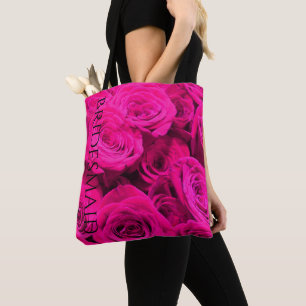 Hübsche gürtelrosa Rosen Tasche