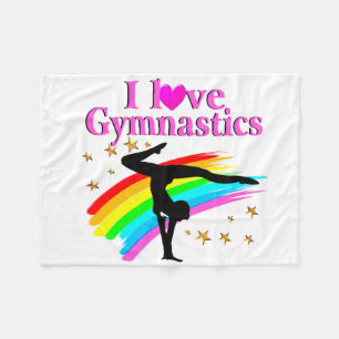 HÜBSCHE GYMNASTIK-CHAMPION FLEECEDECKE