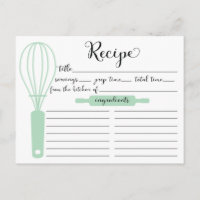 Hübsche, handgeschriebene, grüne Whiskenkarte