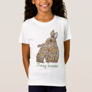 Hübsche Hasen. Zeichnend Stift T-Shirt