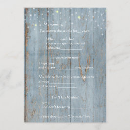 Hübsche Heiratsberatung, rustikales Holz, maßgesch Programm