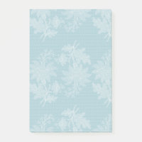 Hübsche hellblaue weiße Blumen-Faux-Spitze
