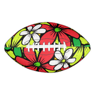 Hübsche Helle Gruppierung von Sommerferien-Blume Football