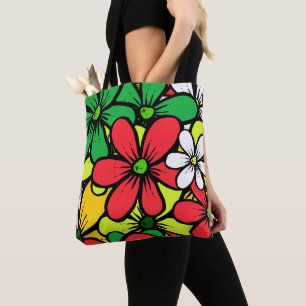 Hübsche Helle Gruppierung von Sommerferien-Blume Tasche