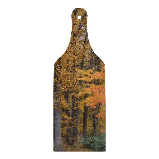 Hübsche Herbstlaub Schneidebrett (Vorderseite)