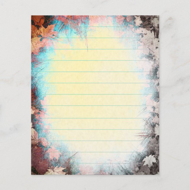 Hübsche Herbstleaves mit Stützen (Vorderseite)