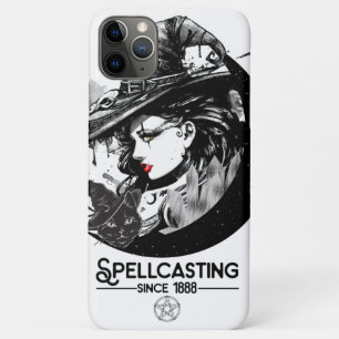 Hübsche Hexe & schwarze Katze Wiccan Wicca Zauberw Case-Mate iPhone Hülle
