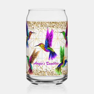 Hübsche Humming Bird Personalisiert Tumbler Wrap Dosenglas