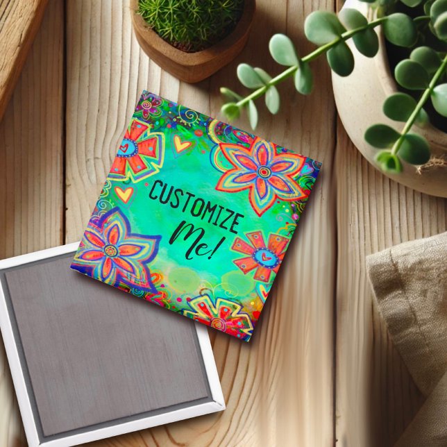 Hübsche Inspirivity, Trendy Fun, individuell anpas Magnet (Von Creator hochgeladen)