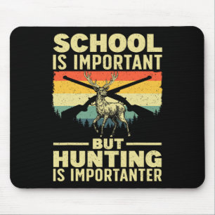 Hübsche Jagdkunst für Jungen Männer Hirschjäger Wi Mousepad