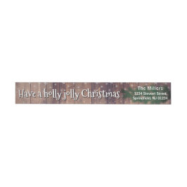 Hübsche Jolly Weihnachten Rustikales Holz