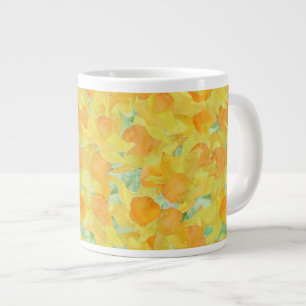 Hübsche Jumbo-Tasse, goldgelbe Hochtouren Jumbo-Tasse