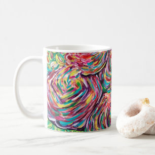 Hübsche Kaffee-Tasse, künstlerische Tasse, Kaffeetasse