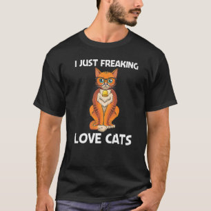 Hübsche Katze für Männer Frauen Kätzchen Feline Ha T-Shirt