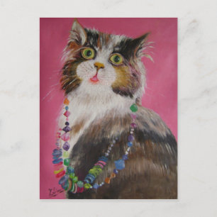 hübsche Katze Postkarte