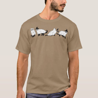 Hübsche Katze, schwarze Katze Halloween, Katze T-Shirt