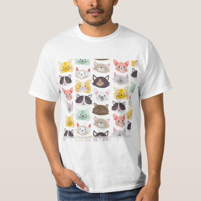 hübsche Katze T-Shirt (Vorderseite)