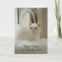 Hübsche Katze/Weibliche Geburtstag