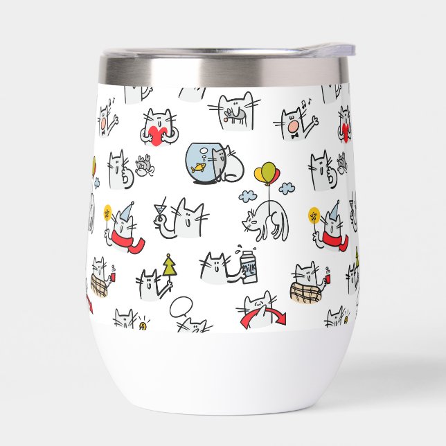 Hübsche Katzen, Milch und Magie. (Links)