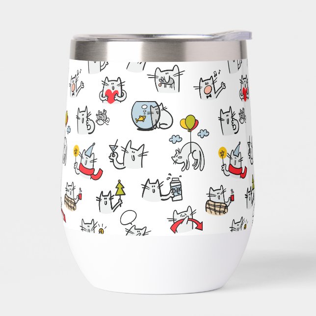 Hübsche Katzen, Milch und Magie. (Links)