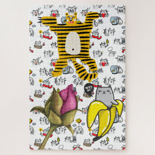 Hübsche Katzen, Milch und Magie.