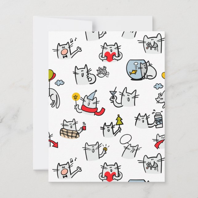 Hübsche Katzen, Milch und Magie. (Vorderseite)