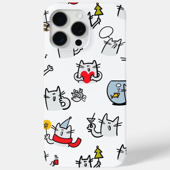 Hübsche Katzen, Milch und Magie. Case-Mate iPhone Hülle (Rückseite)