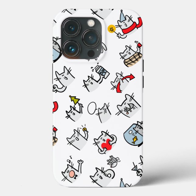 Hübsche Katzen, Milch und Magie. Case-Mate iPhone Hülle (Rückseite)