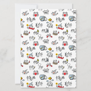 Hübsche Katzen, Milch und Magie. Einladung