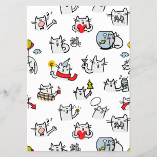 Hübsche Katzen, Milch und Magie. Flyer