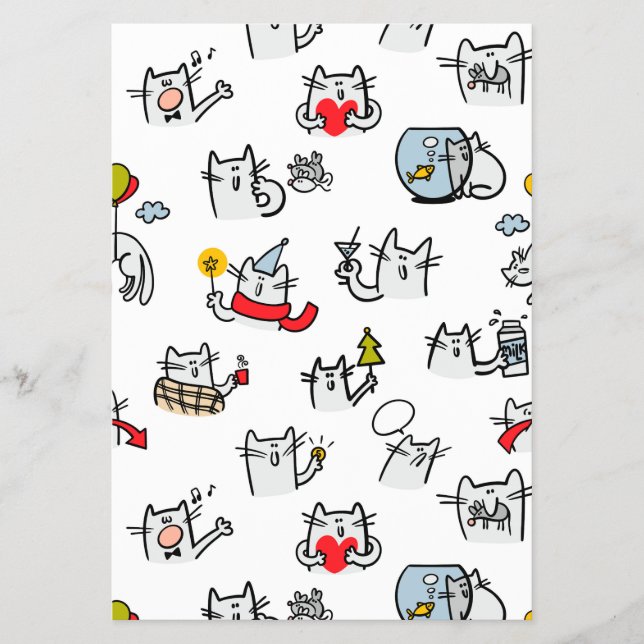 Hübsche Katzen, Milch und Magie. Flyer (Vorne)