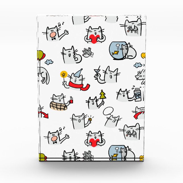 Hübsche Katzen, Milch und Magie. Fotoblock (Vorderseite)