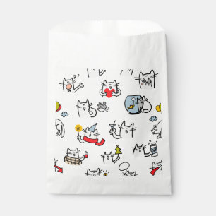 Hübsche Katzen, Milch und Magie. Geschenktütchen