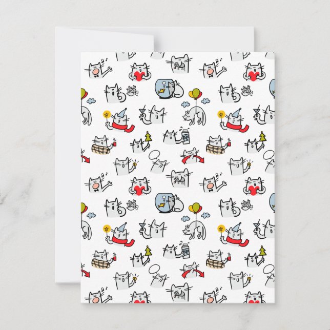 Hübsche Katzen, Milch und Magie. Save The Date (Vorderseite)
