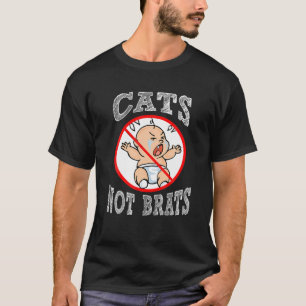 Hübsche Katzen nicht Kinder Bratsche Katzenbesitze T-Shirt