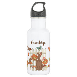 Hübsche Kernvögel und Tiere Personalisiert Edelstahlflasche