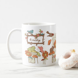 Hübsche Kernvögel und Tiere Personalisiert Kaffeetasse