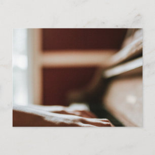 Hübsche Klavierkunst Postkarte