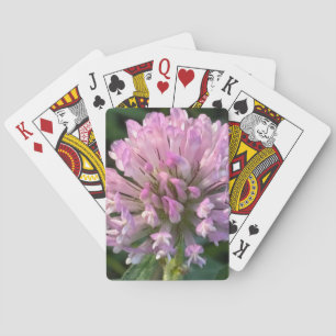 Hübsche Kleeblüte Spielkarten