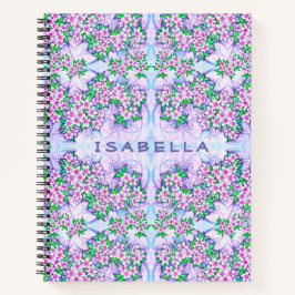Hübsche kleine Blume Personalisiert Spiral Noteboo Notizbuch