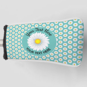 Hübsche Kleine Daisy Custom Text Golf Putter Abdec Headcover