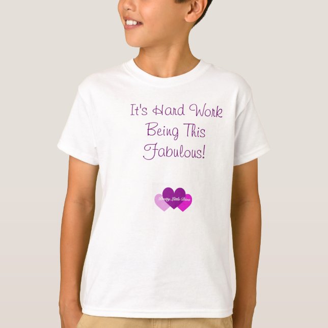 Hübsche kleine Diva, die dieses fabelhaft ist T-Shirt (Vorderseite)