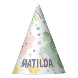 Hübsche Kleine Einhorn Party Hats Partyhütchen