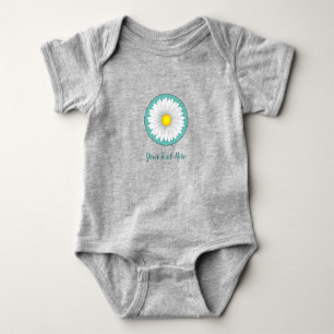 Hübsche kleine Milchsorten - Aquamarin Baby Strampler