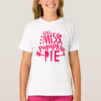 Hübsche kleine Miss Pumpkin Pie Kid's T - Shirt