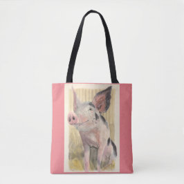 Hübsche kleine Schweinetuppe Tasche