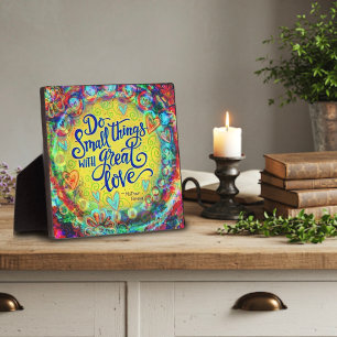 Hübsche Kleinigkeiten Große Liebe Zitat Inspirivit Fotoplatte