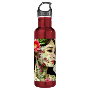 Hübsche Kunstkollektion Edelstahlflasche